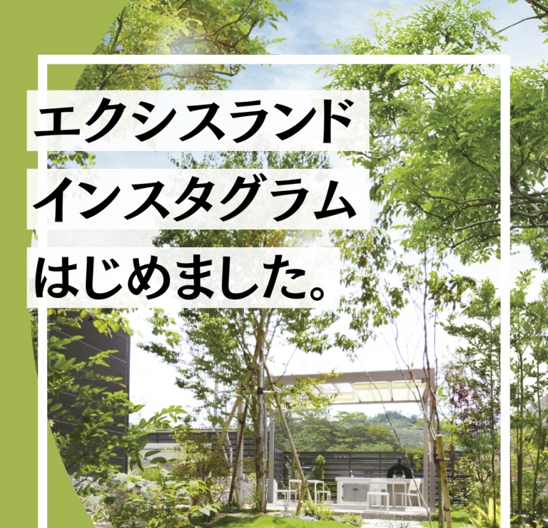 エクシスランドのインスタグラムをはじめました
